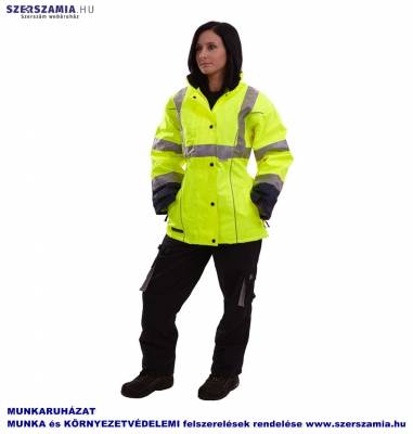 AIRPORT PU 4/1 narancs/fekete kabát, méret: XL , 1 darab