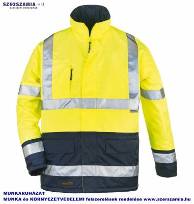 AIRPORT télikabát sárga/kék, méret: XL, 1 darab