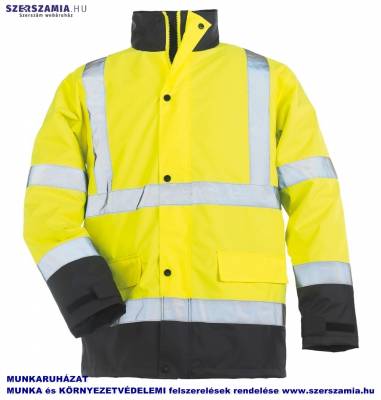 ROADWAY Sárga/kék PES kabát, méret: XL