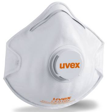 UVEX 2210 silv-air c FFP2 szelepes pormaszk, 15db / doboz
