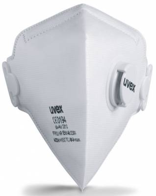 UVEX 3310 silv-air c FFP3NR paneles szelepes pormaszk, 15db / doboz