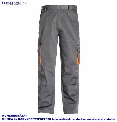 PADDOCK Póló, szürke/narancs, méret: M, 1 darab