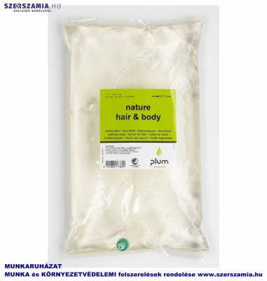 PLUM NATURE HAIR&BODY TUSFÜRDŐ ÉS SAMPON 1,4