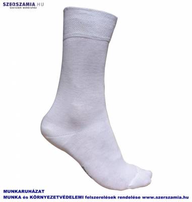 ECO nyári zokni fehér pamut, méret: 35-36, 1 pár