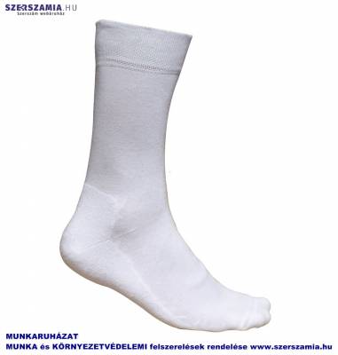 ECO téli zokni talpfrottír, 80százalék pamut, 20százalék poliamid fehér, méret: 39-40 , 1 pár