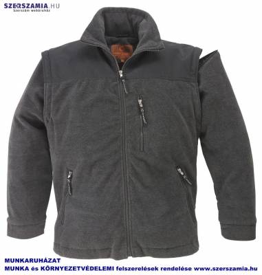 MATANUSKA szürke cipzáros pulóver, méret: XS, KIFUTÓ termék 1 darab