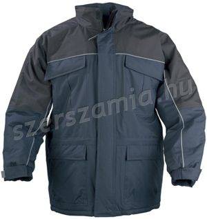 RIPSTOP Kabát tengerkék/fekete, méret: XL