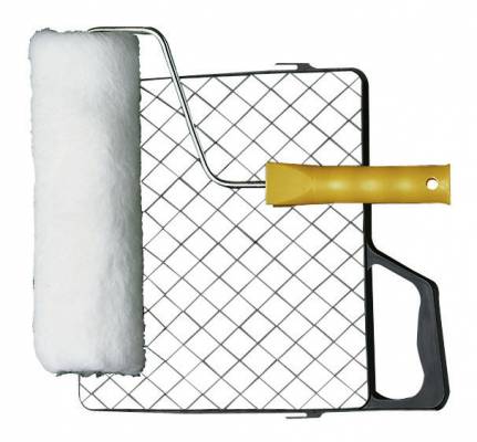 Festőhenger szett (henger, nyél, csepegtetőrács), 6 mm-es nyélrendszer Baseline 24cm SET