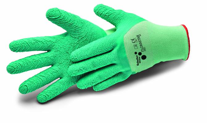 Kerti kesztyű latex bevonattal, ráncolt felület, CAT1 Florastar Pro M/8