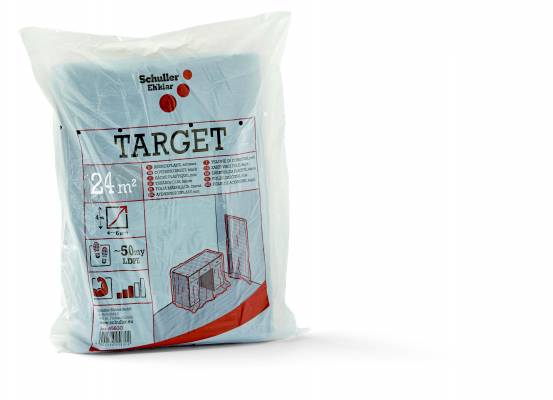 Takarófólia, LDPE, fekete Target S50 4x6m black