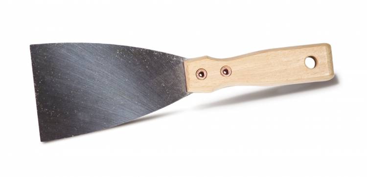Spatulya, hidegen kovácsolt, fanyél York 100mm