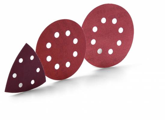 Csiszolókorong szett, 25db-os (5-5db P40, P80, P120, P180, P320), tépőzáras 25 Royalcut D125 SET
