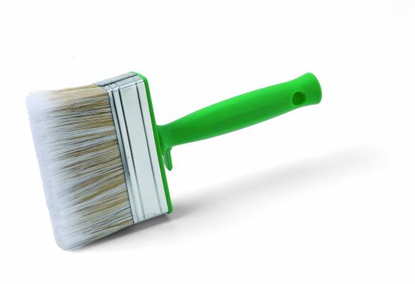 Átvonó kefe, szintetikus sörtekeverék, zöld műanyag nyél YES Blockbrush synt 140