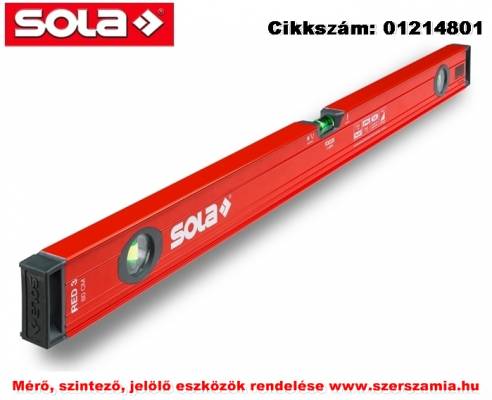 Alu-vízmérték RED3 80 SOLA