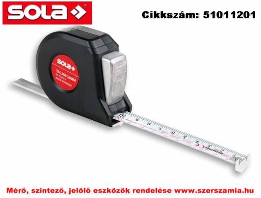 Mérőszalag 16 mm Talmeter TAL 2 EK-osztály 2 SOLA