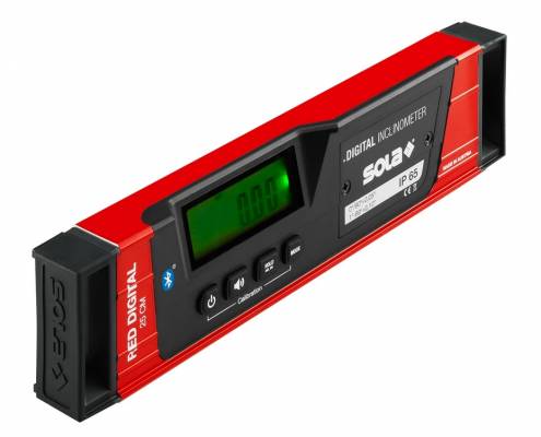 Elektronikus dőlésmérő bluetooth RED 25 digital