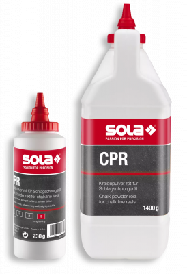 Kréta por CPR 1400 piros, 1400 g flakonban SOLA