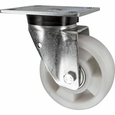Nagy teherbírású nejlonkerék, bolygó típus felső tányérral 160mm