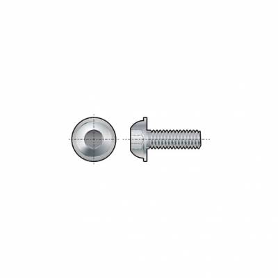 Belső kulcsnyílású D-fejű csavar M3 8,0mm BS EN ISO 898/1 10db/csomag
