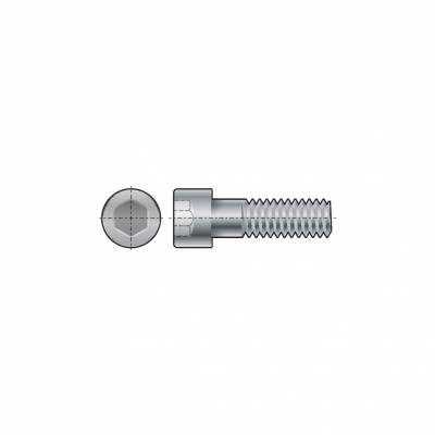 Hengeres fejű belső kulcsnyílású csavar M6 10,0mm BS EN ISO 898/1 10db/csomag