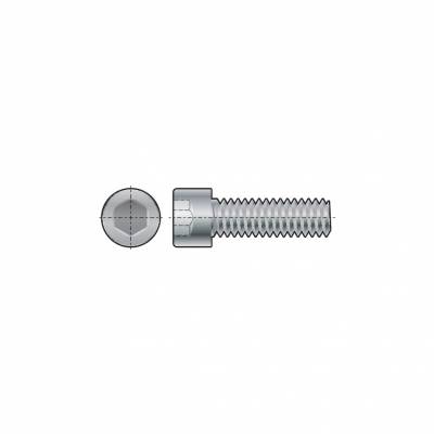Hengeres fejű belső kulcsnyílású tövig menetes csavar M10 45,0mm BS EN ISO 898/1 10db/csomag