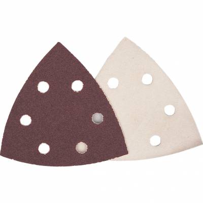 Delta csiszolólap tépőzáras hátlappal 6 furatos Al-Ox (P40) 94 x 94 x 94mm