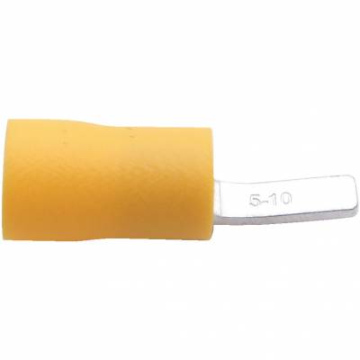 Kábelsaru késes sárga 2,8 x 10mm 100db/csomag