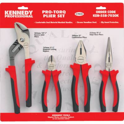 Pro-torq miniatűr fogó készlet (4 db-os)