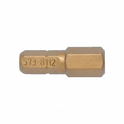 Hatszög titán csavarhúzó bit 1/4col hatszög illesztéssel 8,0mm x 25mm