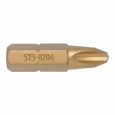 Kereszthornyos titán csavarhúzó bit 5/16col hatszög illesztéssel No,3 x 30mm