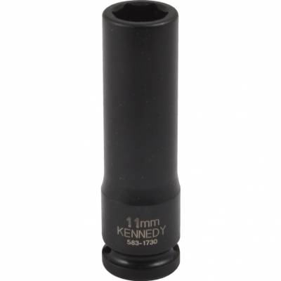 Hosszú erősített dugókulcs 3/8col meghajtóval 11mm
