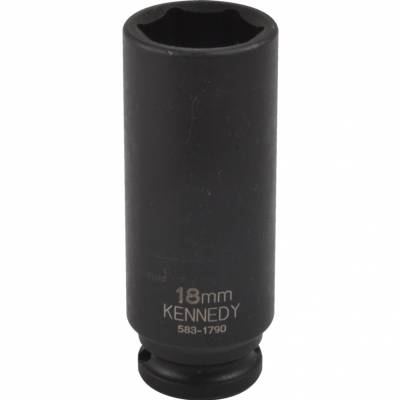 Hosszú erősített dugókulcs 3/8col meghajtóval 16mm