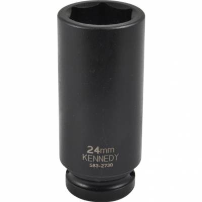 Hosszú erősített dugókulcs 1/2col meghajtóval 32mm