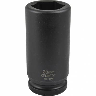 Hosszú erősített dugókulcs 3/4col meghajtóval 33mm