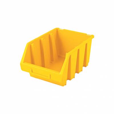 Tárolódoboz ipari minőségű, sárga 170 x 240 x 126mm