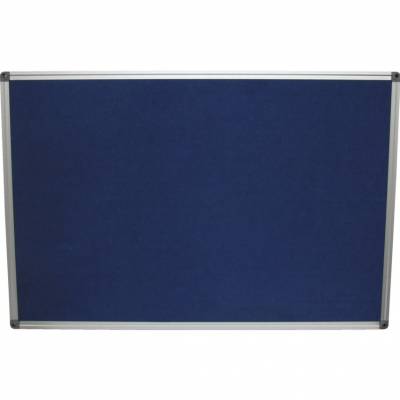 Prezentációs tábla kék 900 x 600mm filc