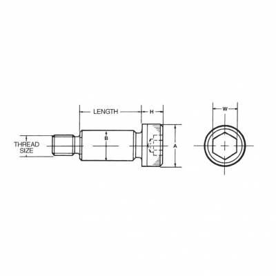 Süllyesztett fejű belső kulcsnyílású csavar No4unc 3/8col BS EN ISO 898/1 10db/csomag