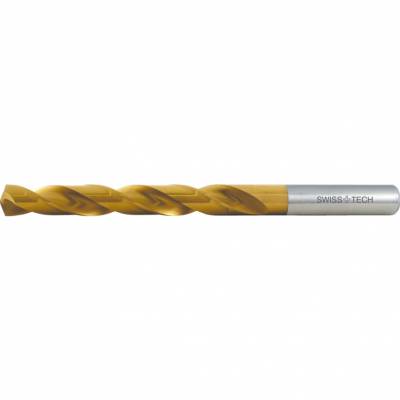 Csigafúró normál hosszú, nagy teljesítményű TiN bevonattal 12,0mm HSS-Co DIN338
