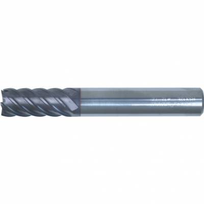 Nagy spirálemelkedési szögű keményfém ujjmaró hengeres szárral Q bevonattal 3.0mm 6 x 57mm