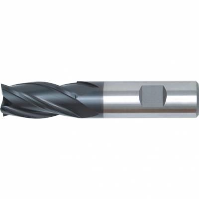 Négyélű ujjmaró weldon-szárral peak power bevonattal 14.0mm 12 x 83mm HSS-E PM DIN844