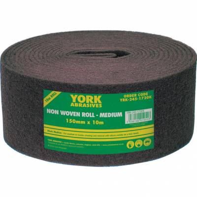 150mm x 10m rostalapu csiszolótekercs, közepes/fekete