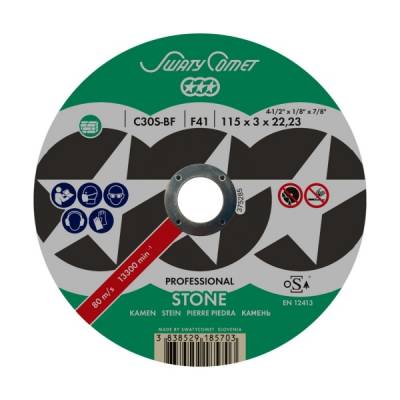 SWATYCOMET PROFESSIONAL STONE vágókorong 125x3,0x22,2 C30S-BF