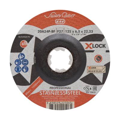 SWATYCOMET Prof X-Lock INOX tisztítókorong 125x6,0x22,2 20A24P-BF F27
