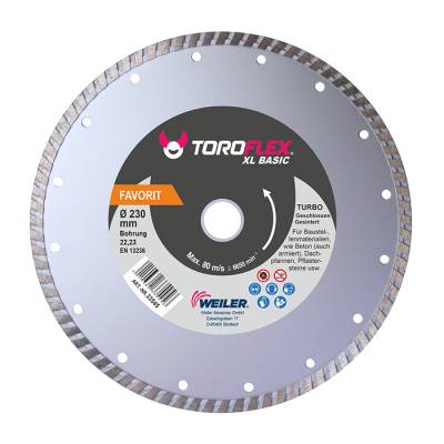 TOROFLEX FAVORIT TURBO gyémánttárcsa 180x22,2/SH8