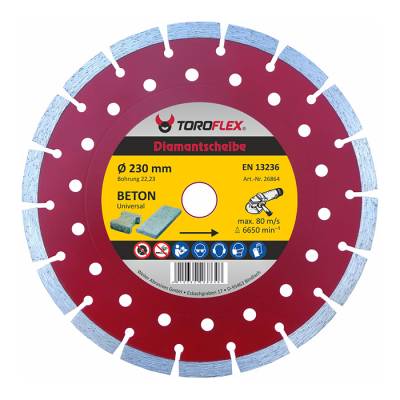 TOROFLEX SINTER ECO 10 gyémánttárcsa 230x22,2/SH10