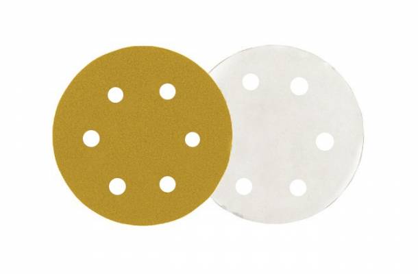 DEERFOS tépőzáras csiszolólap 6 lyukas CA331 150 P150A