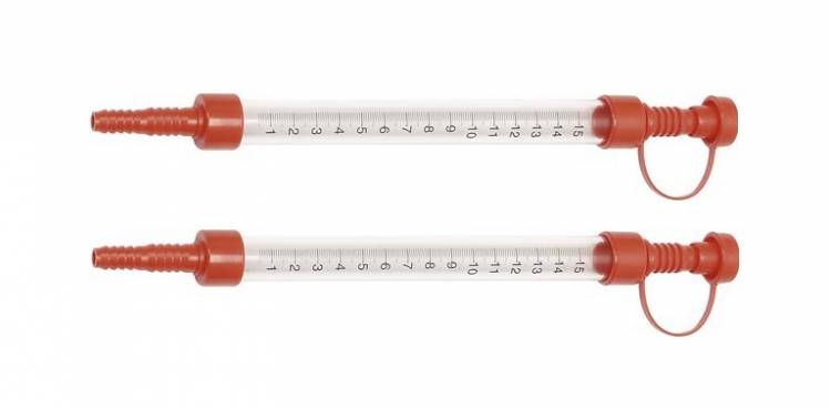 TOVARNA Kovine tömlős vízmérték +15m tömlővel