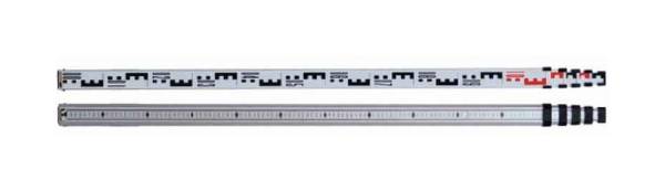 Teleszkópos szintezőléc 5m E és mm skála TC2-55A