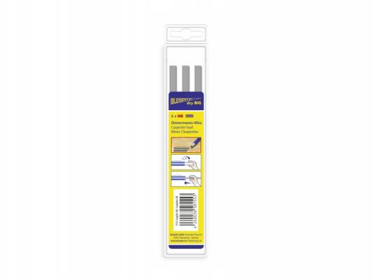 BLEISPITZ mechanikus ácsceruzához töltőbetét fára grafit-HB 6db No.1553