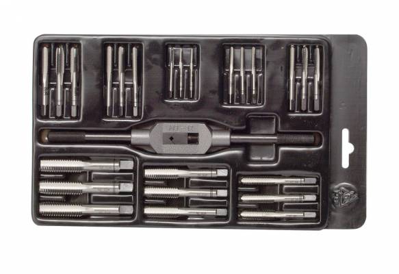 BUCOVICE kézi menetfúró készlet 24+1r. WS M3-M12 Mini-2 No.310127